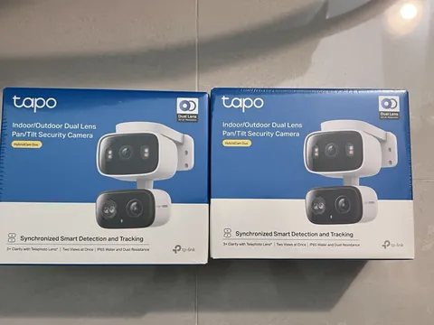 Two (2) Pack Of Tapo 2K 3MP Indoor/Outdoor Dual Lens Pan/Tilt Security Camera
