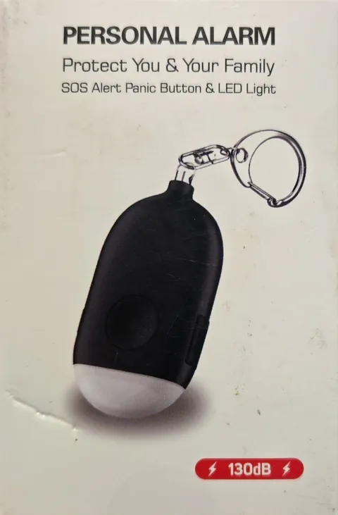 Hion Personal Safety Alarm Rechargeable 130dB Self Defense Keychain FreeShipping