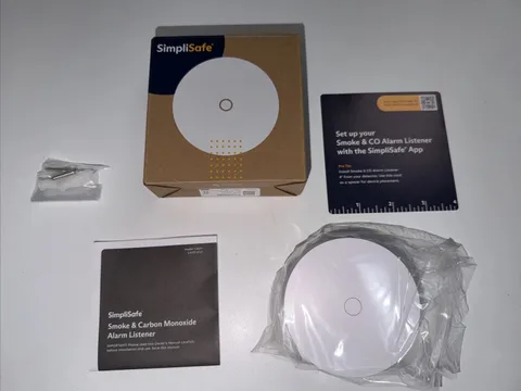 SimpliSafe Smoke & Carbon Monoxide Listener CA011 White Brand New