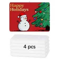 4 Pcs Sublimation Towels Blank,16 x 24 Inch Sublimation Hand Towels,DIY Micro...