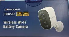 Cinmoore BC22U Wireless Wi-Fi Battery Camera 2.5K Ultra HD IP/Network - White