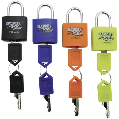 Security Plus V22-4 4 Color Key Lock Set Family Friendly