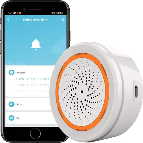 Zigbee Smart Siren Alarm: Wireless Home Security Alarm, Burglar Alarm Sound Ligh