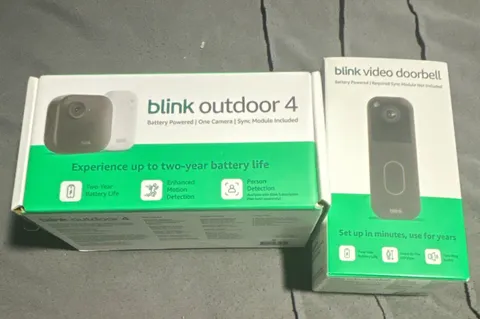 Blink Video Doorbell Wireless Wi-Fi Two-Way Audio Motion Black: BRAND NEW