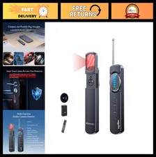 Portable Hidden Camera & Bug Detector - GPS Tracker Finder for Travel & Hotel