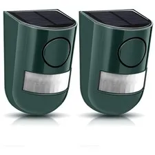 Outdoor Security Siren with 6 LEDs - Green