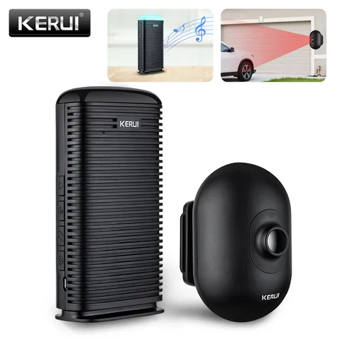 KERUI Driveway Alarm Garage Outdoor Motion Sensor Infrared Wireless Alert Secure