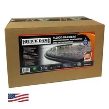 Quick Dam Water Activated 17 ft. Flood Barriers (5-Pack)