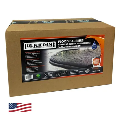 Quick Dam Water Activated 17 ft. Flood Barriers (5-Pack)