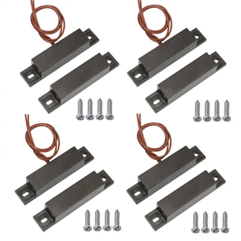 Magnetic Reed Switch MC-32 NC Surface Mount Wired Security Window Door Contac...