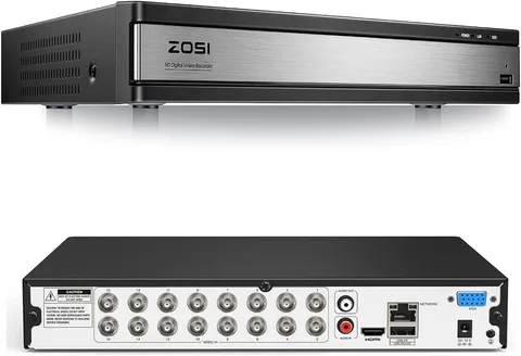H.265+ 16Channel 1080P 4-In-1 Hybrid Analog/Ahd/Tvi/Cvi Security DVR Recorder fo