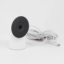 Google Nest Security Cam 2K Indoor 3rd Gen Wired with Gemini (G1NRR) Snow