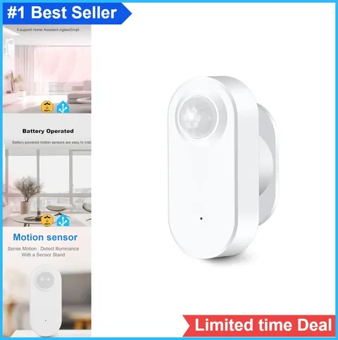 Zigbee PIR Motion Sensor Battery Powered Home Assistant SmartThings Hub Required