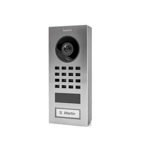 Doorbird D110V Surface Mount Video Door Station Brushed