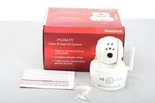 Honeywell IPCAM-PT Color IP Pan/Tilt Camera With Accessories