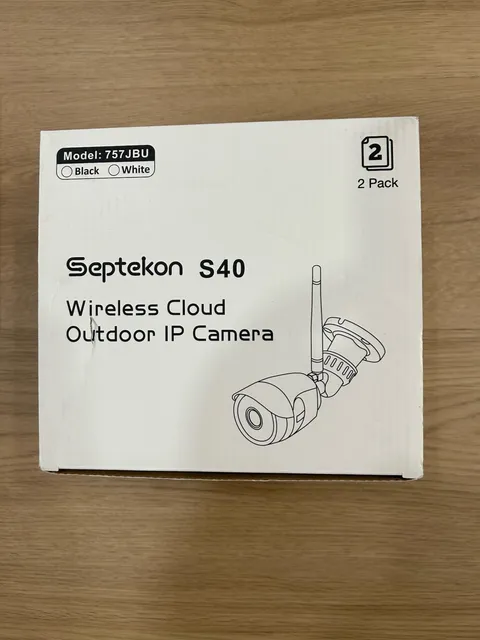 Brend New Outdoor Security Cameras 1080P Septekon S40 Wireless IP Camera 2-Pack