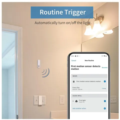 Motion Sensor 2 Pack - Alexa Light Control - Battery Powered