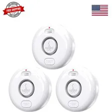 Water Leak Detector for Home 3 Pack, Driping Leakage Flood Detectors  | Wet M...