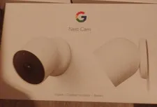 Google Nest Security Indoor Outdoor Cameras G3AL9 (Snow) 2-Pack with box