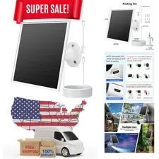 High Efficiency 6W Solar Charger for Wyze/Reolink Cameras - Easy Installation