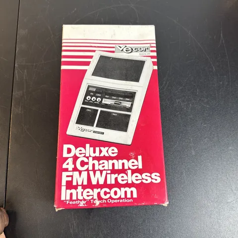 Vecor Stock #672. Deluxe 4 Channel FM Wireless Intercom.