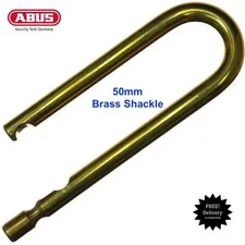 Replacement 50mm Brass Shackle Abus 8345 Series Padlocks -Free Postage In Aust
