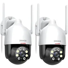 Pan-Tilt 360° View Outdoor Cameras - Motion Detection, Siren