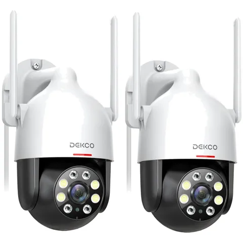 Pan-Tilt 360° View Outdoor Cameras - Motion Detection, Siren
