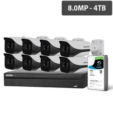 WATCHGUARD Compact 16 Channel 8.0MP HDCVI Surveillance Kit (8 x Fixed Cameras