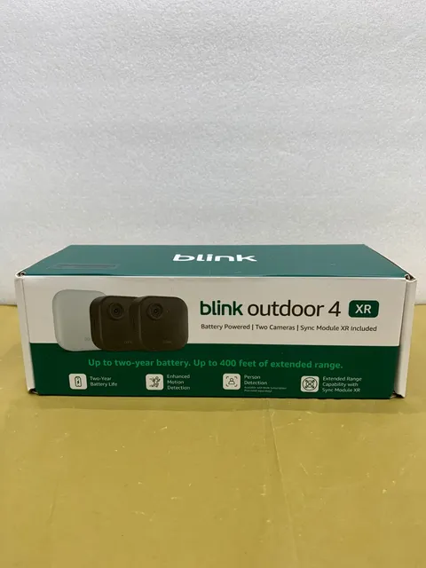 Blink Outdoor 4 XR Two Camera System w/Sync Module New