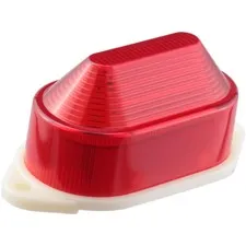 Industrial Round Beeper Warning Light D-5061-J Red AC 110V-120V 75dB Flashing El