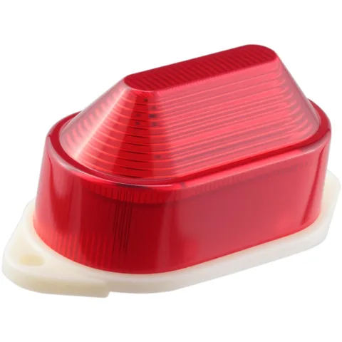 Industrial Round Beeper Warning Light D-5061-J Red AC 110V-120V 75dB Flashing El
