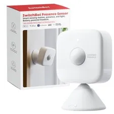 SwitchBot Smart mmWave Radar Motion Sensor, Bluetooth Presence Sensor Neutral