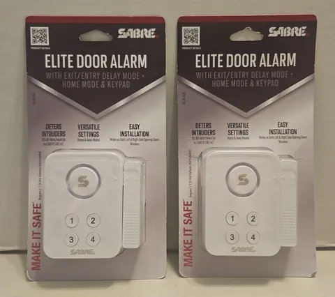 Sabre Elite Door Alarm Battery Operated HSRLEDA / Lot Of 2 / New & Sealed G