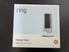 Ring Indoor Cam 2nd Gen Plug-In 1080p HD WiFi Security Camera White 🔥New/Sealed
