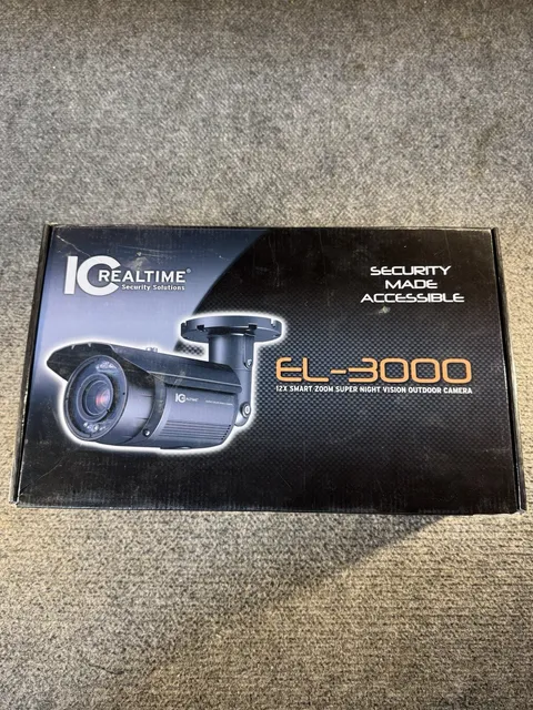 IC Realtime EL-3000 12X Smart Zoom Super Night Vision Outdoor Security Camera