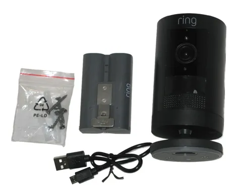 NEW Ring Stick-Up Outdoor/Indoor Cam Camera-Wireless + Battery- 3rd Gen # 5UM7E5