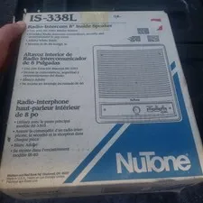 NOS Nutone IS-338WH Indoor 8" Intercom Speaker IS-338WH New in Box