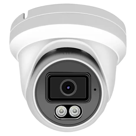 4MP PoE IP Turret Dome Camera with Microphone/Audio, IP Security Camera Outdo...