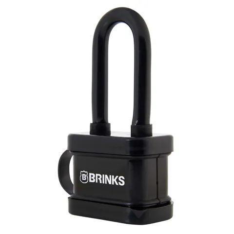 Brinks Weather-Resistant Laminated Steel 40mm Keyed Padlock with 2in Shackle