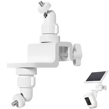2 in 1 Gutter Mount for Outdoor Camera and Solar Panel, 360°Adjustable Univer...