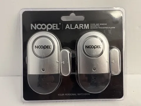 Noopel Alarm Door And Window Magnet Sensor Triggered Alarm 2 pack new
