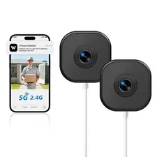 2K Window Camera,5Ghz & 2.4Ghz WiFi Security Camera for Home,120° Wide View,F...
