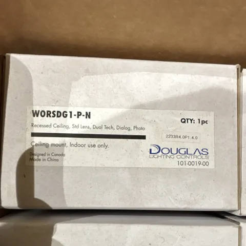 Douglas WORSDG1-P-N ceiling mount, std lens, dual tech, 5 total $100 each