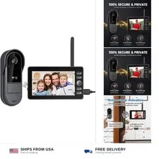 TKMARS Doorbell Camera Wireless No Subscription Video Doorbell, Two-Way Activ...