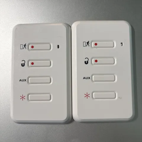 GE TX-3030-01-1 4-Button Flat Wall Wireless Touchpad Lot Of 2 Used