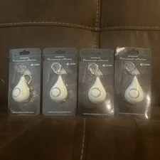 4 Personal Alarm Safesound Alarms For Women 125 Db Loud Siren Keychain Small NEW
