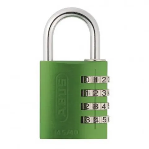 Abus 145/40 Green Combination Padlock .Combo Padlocks (14540GRN) -FREE POSTAGE