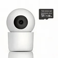 Indoor Pan/Tilt Home Mobile Tracking 2K 3MP, 345 Degree Wireless WiFi Webcam/...