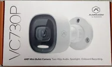 Alarm.com ADC-VC730P 4MP Outdoor POE Spotlight Security Camera - White